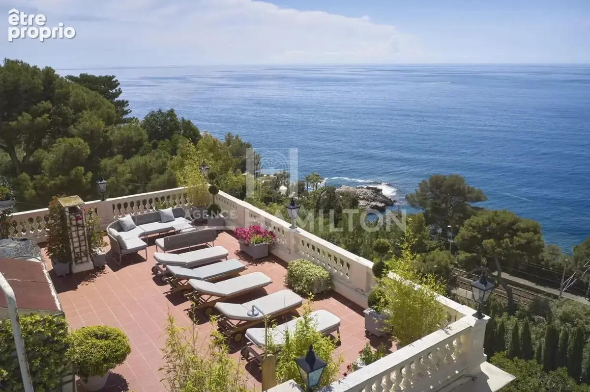 Rare, vue mer panoramique, Belle Époque, proche de Monaco. - photo 3