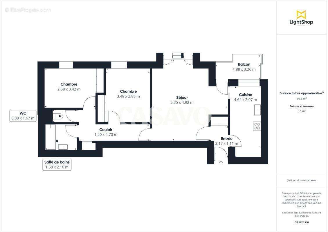 Appartement à SAINT-DENIS