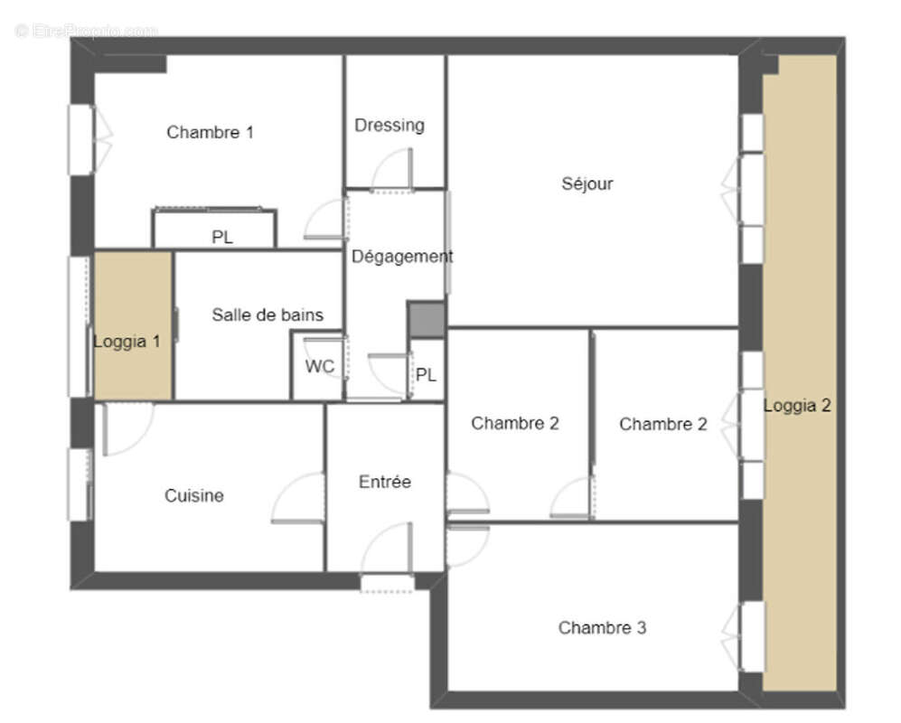 Appartement à AJACCIO