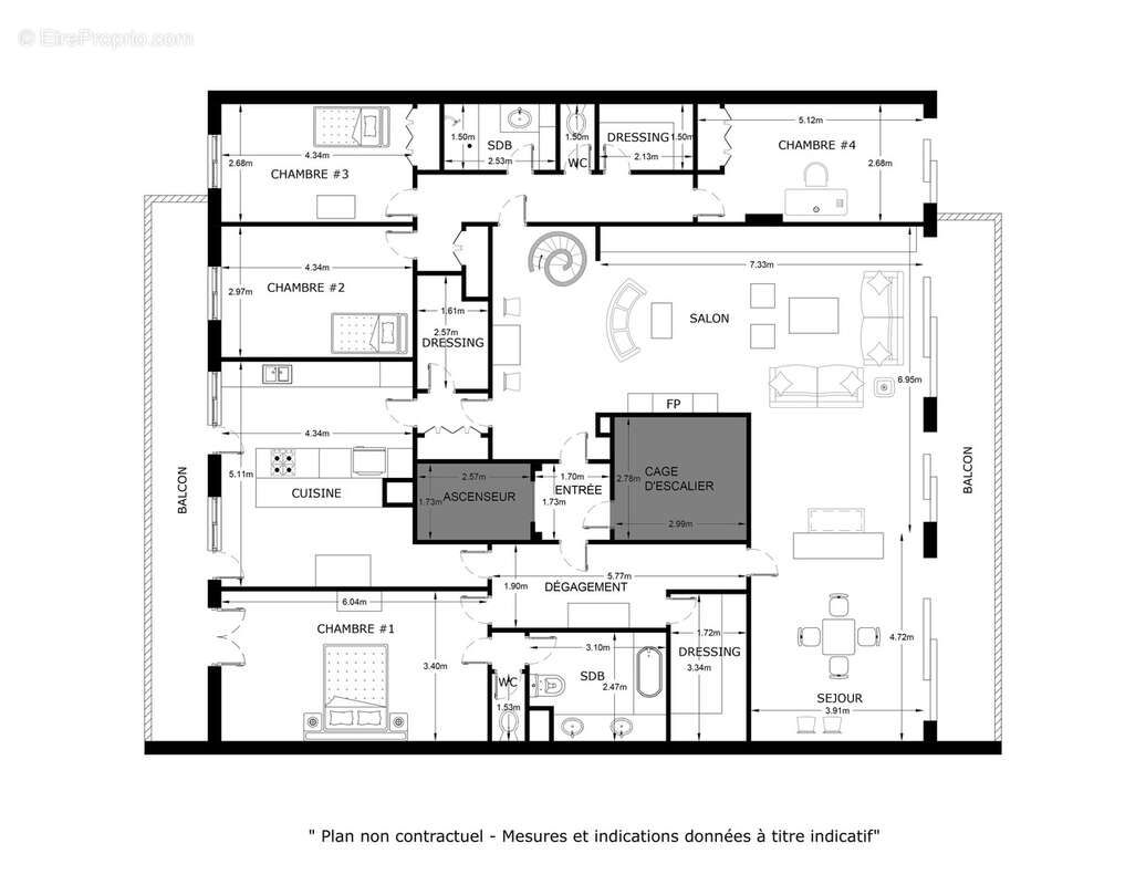 Appartement à MARSEILLE-8E