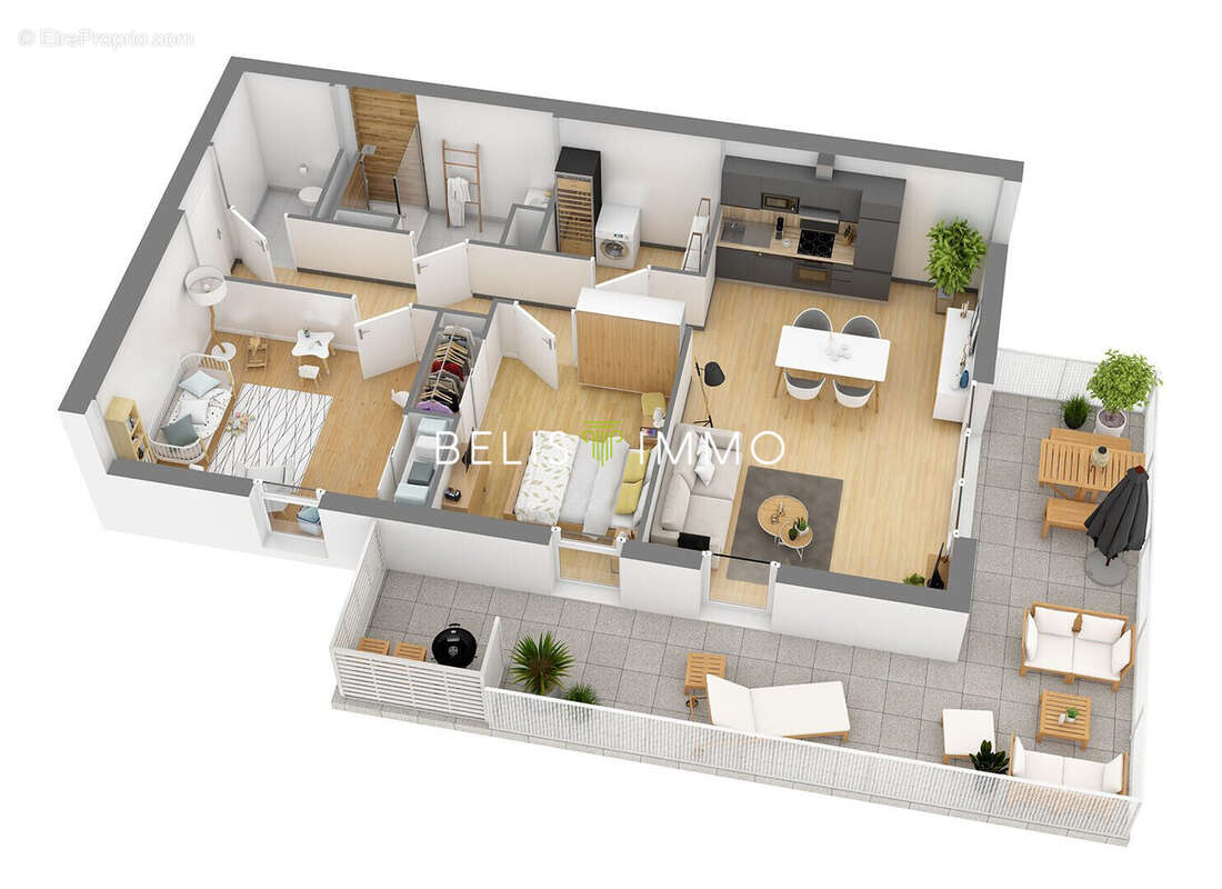 Appartement à MONTLOUIS-SUR-LOIRE