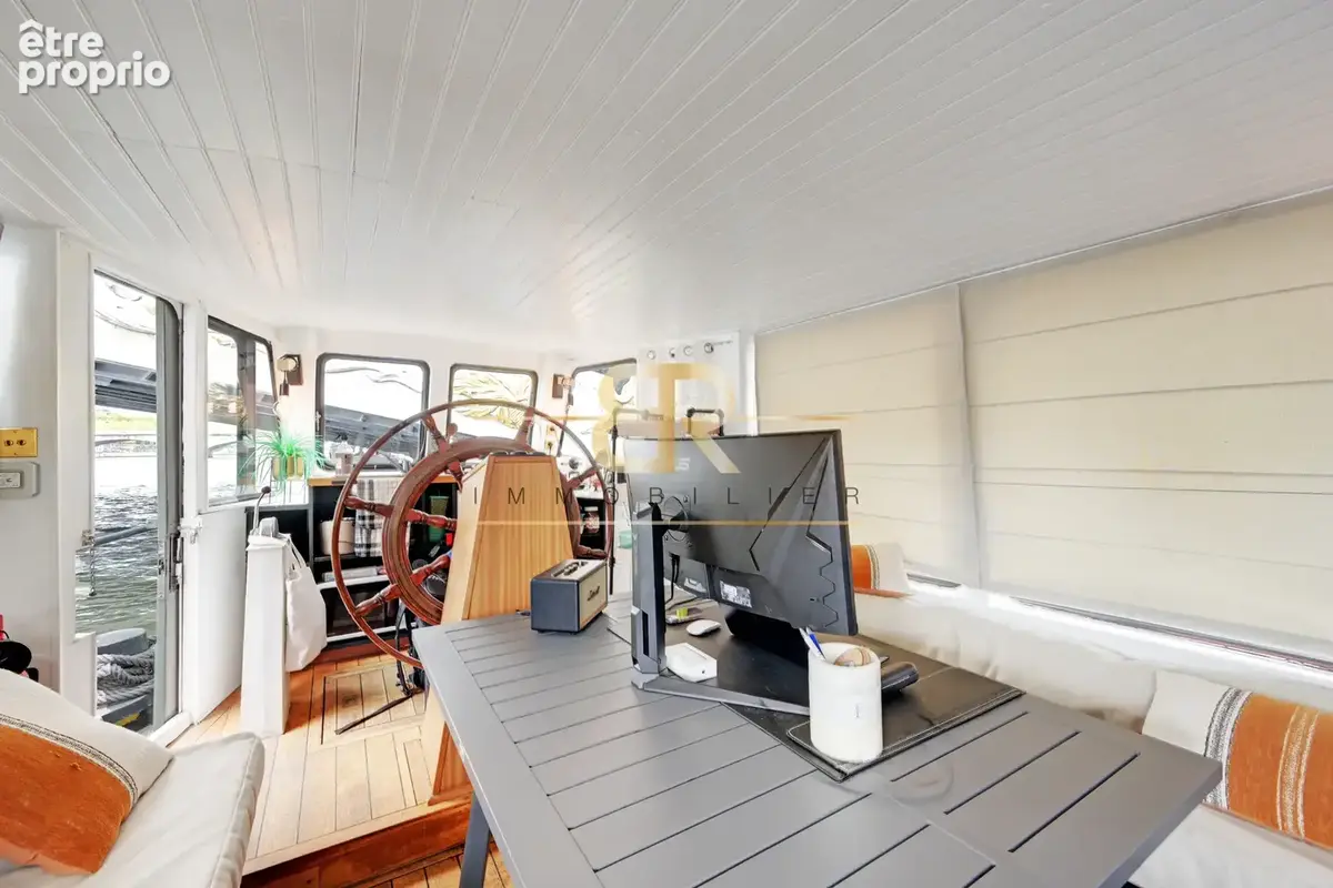 Exclusivité   péniche habitable d’environ 45 m2   paris 8e - photo 9