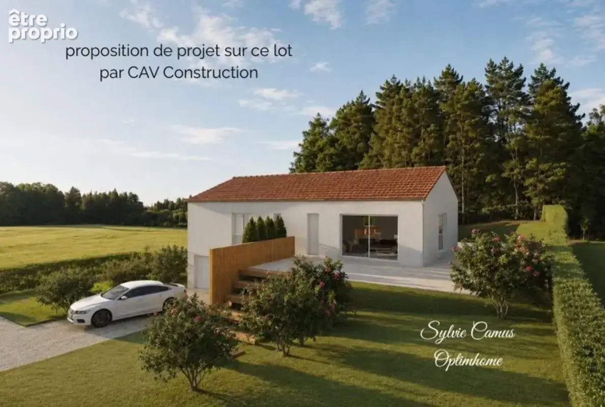 Terrain viabilisé à vendre de 911,00 m² DUNIERES (43), vue dégagée, belle situation - photo 2