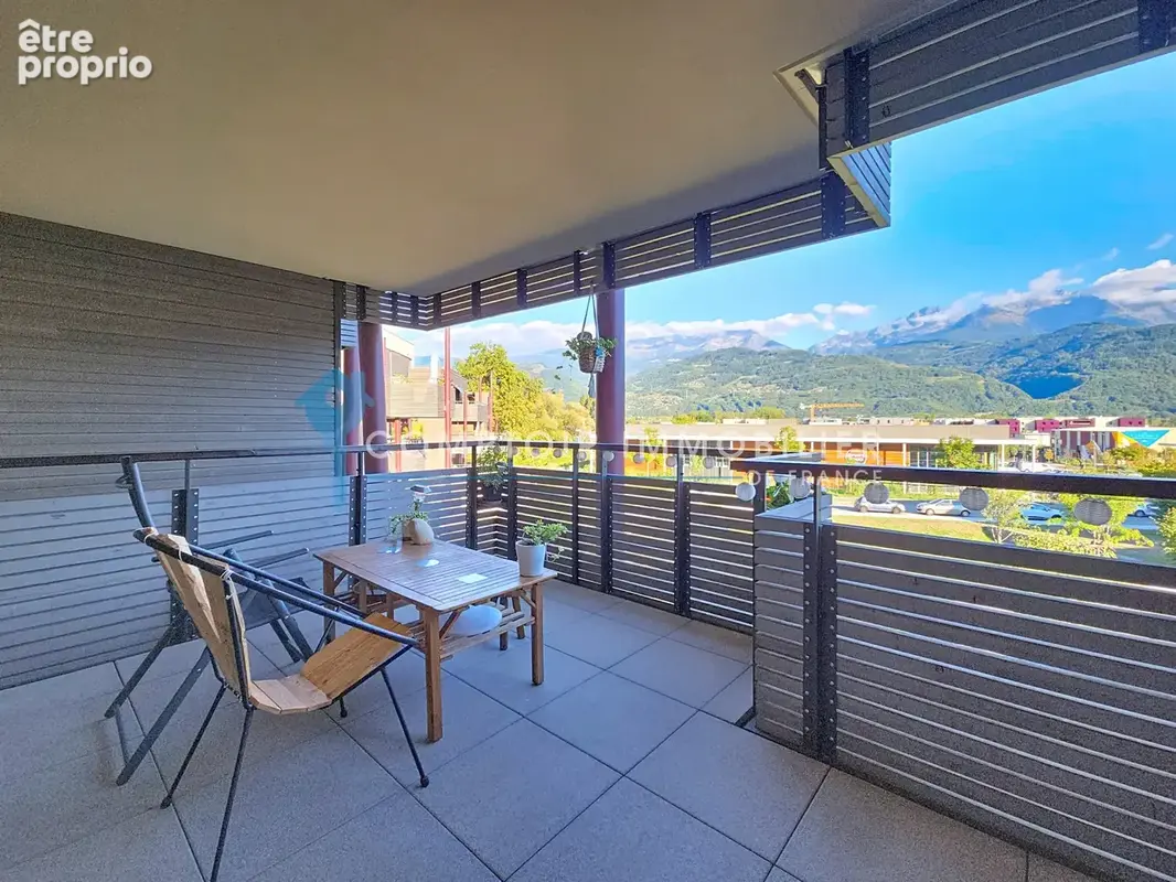 Appartement t3 a vendre - crolles 38920 - residence pmr de 2021 - terrasse vue belledonne - agence immobiliere - photo 5