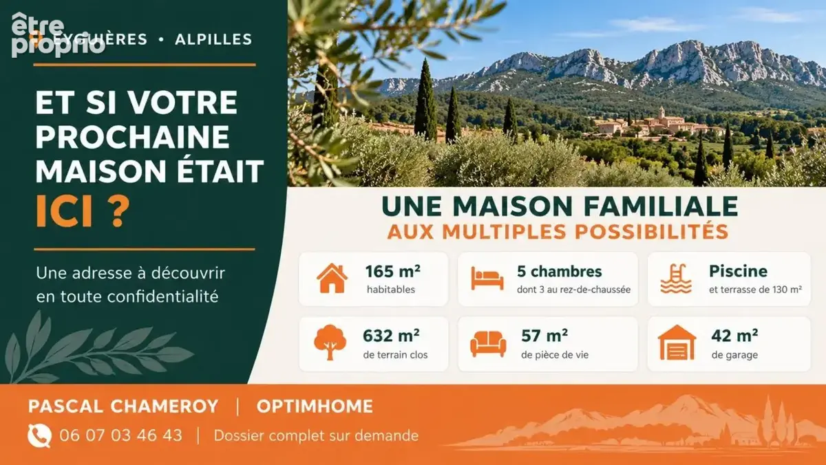  EYGUIÈRES (13  Belle maison familiale avec piscine - photo 1