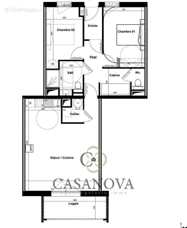 Appartement à LES ANGLES