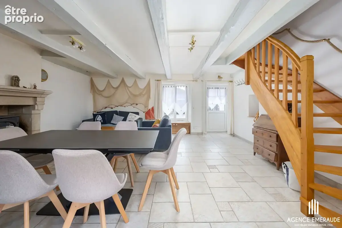 Maison ancienne 4 pièces à vendre à Dinard, terrasse, jardin, parking, garage - photo 4