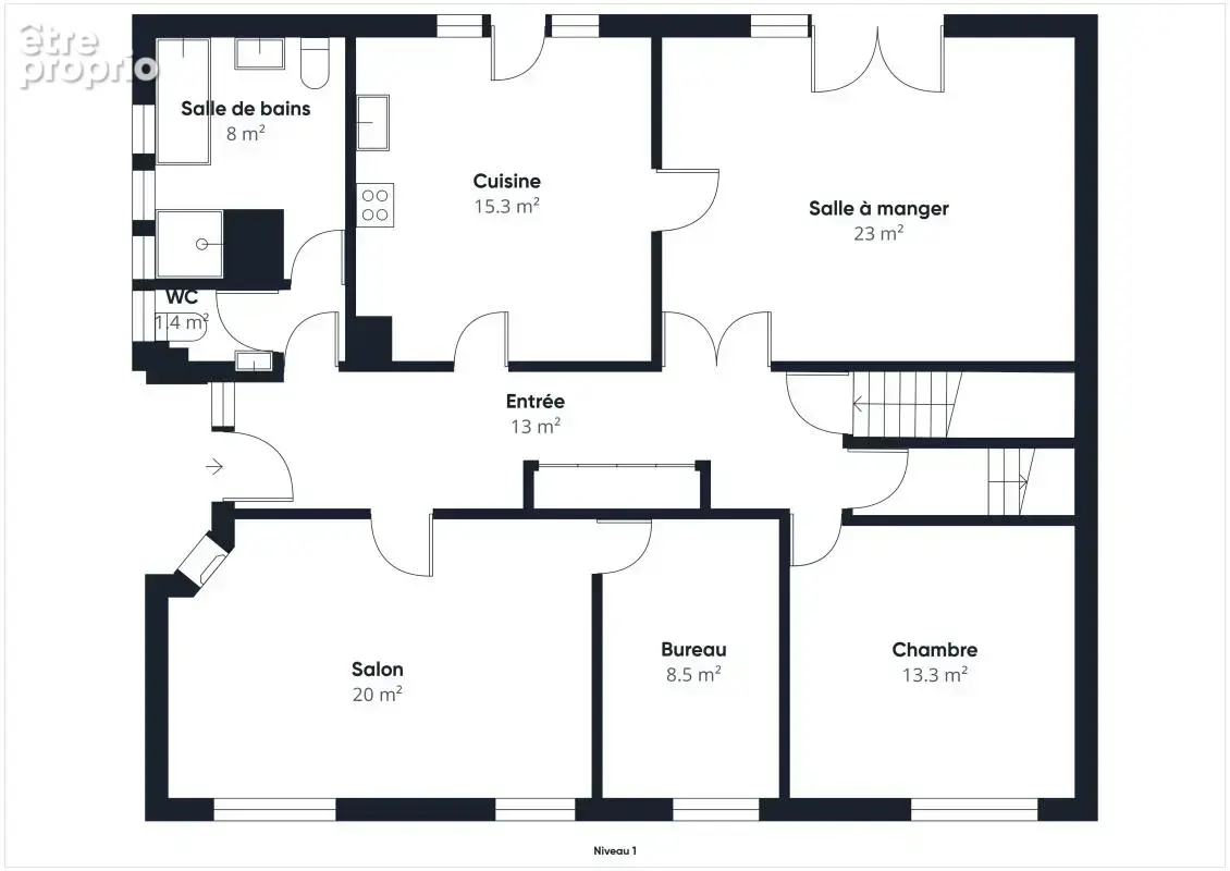 Maison 142 m² à Beaumont-Sur-Sarthe  - photo 19