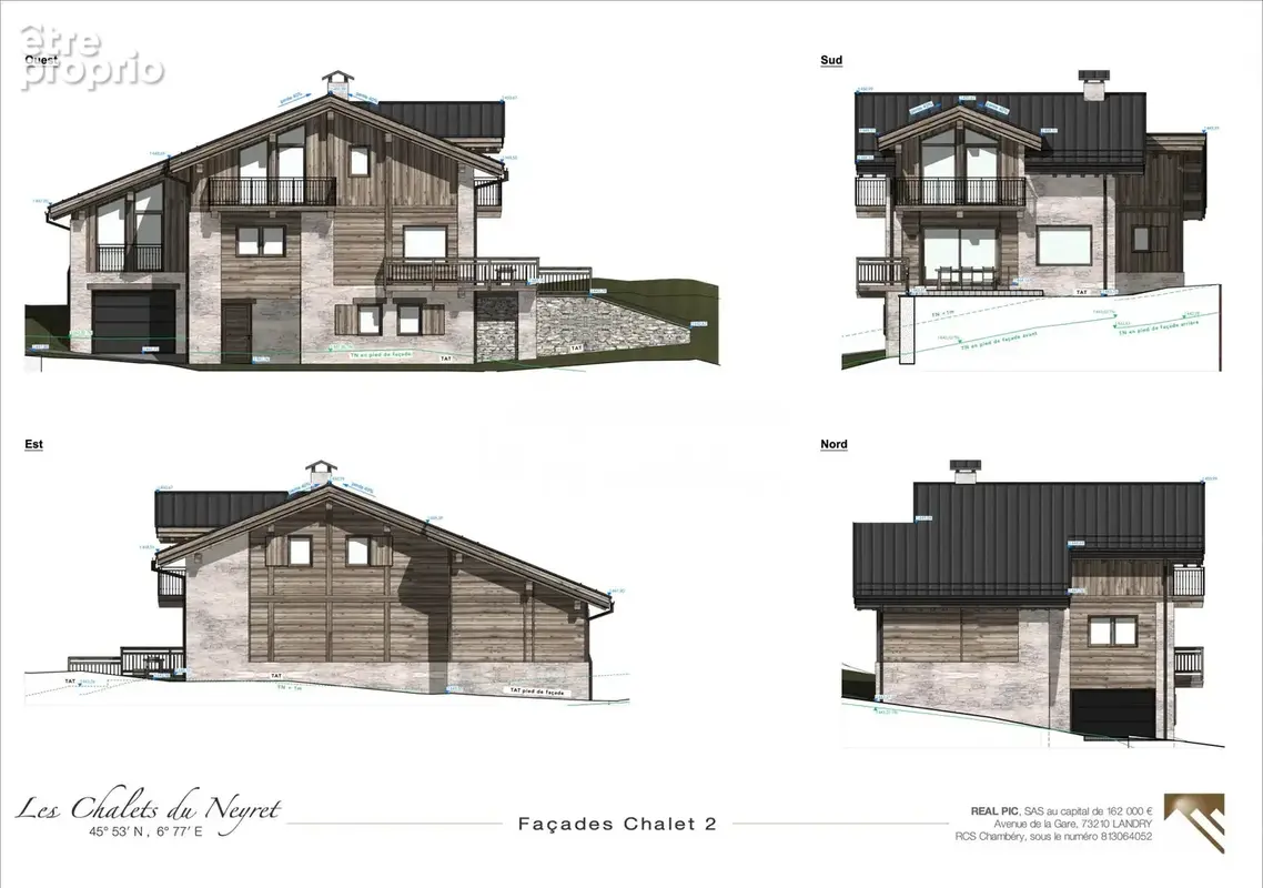 Maison 5 pièces 133 m² à vendre à Peisey-Nancroix (73210) - photo 2