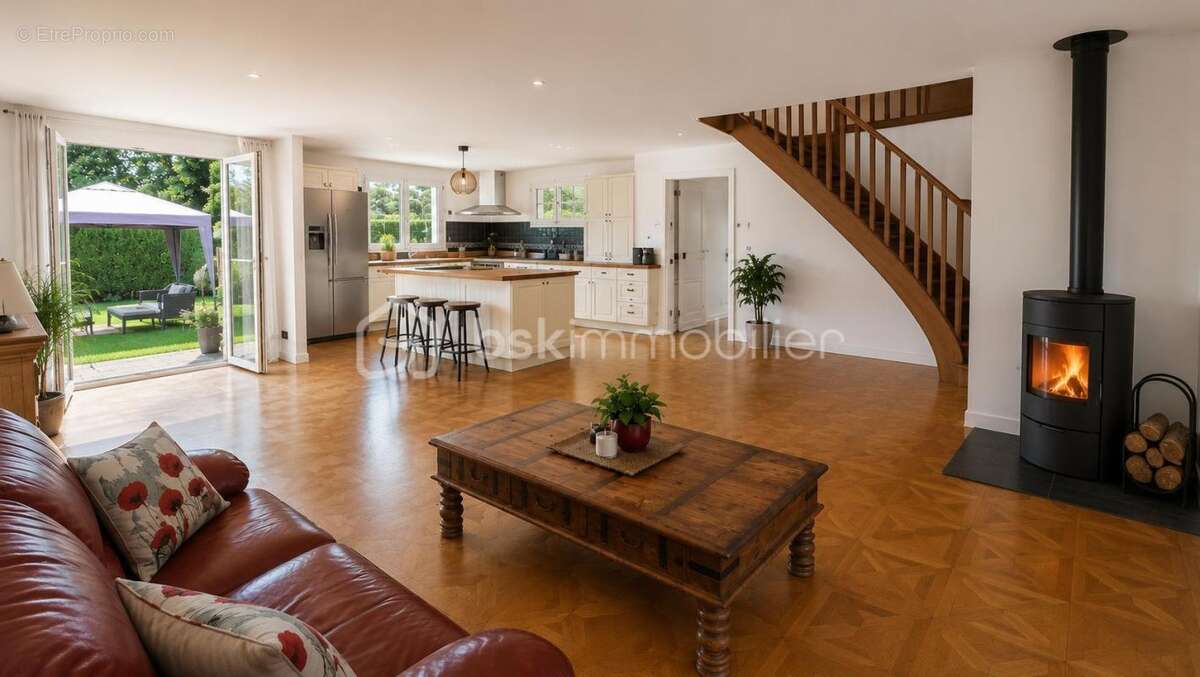 Maison plain-pied 115 m2 - 4 chambres - terrain 500 m2 - piscine - photo 4