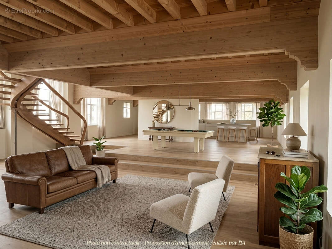 Loft en duplex - 345 m2 - 5 chambres à vendre à Montboucher-sur-Jabron - photo 3
