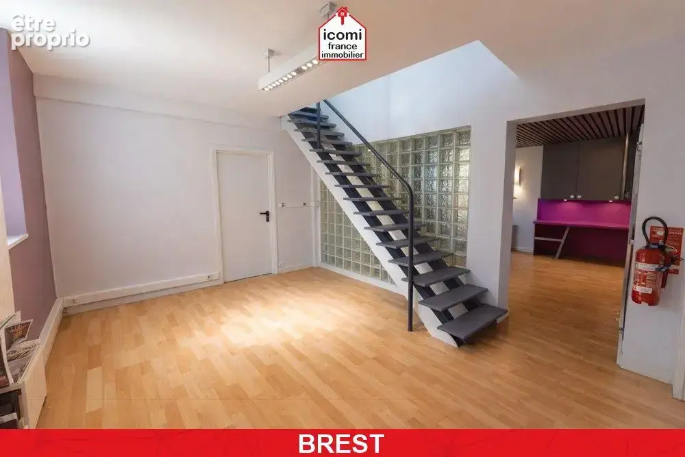 Finistere - brest (29200) - a vendre - appartement duplex t5 - 2 chambres - immeuble recent - box ferme - balcon - dalle beton - - photo 9