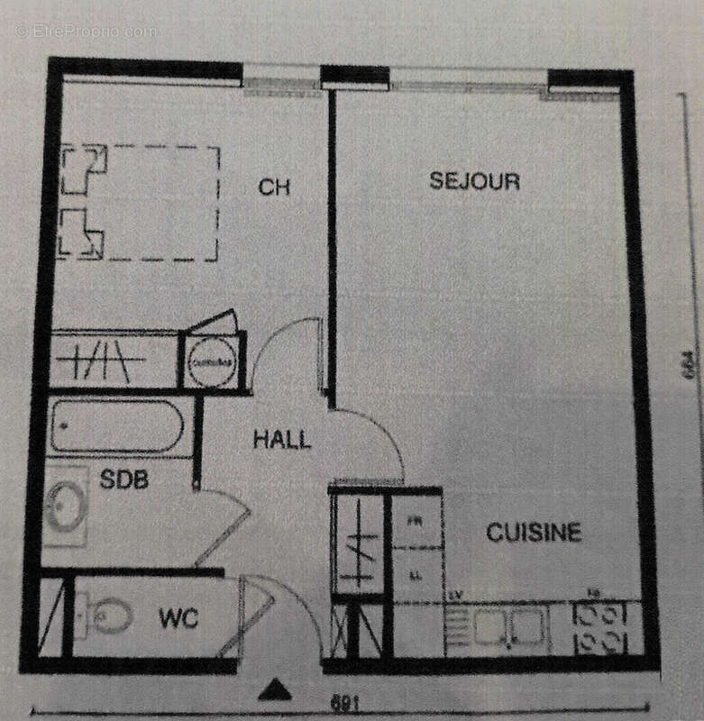 Appartement à BELIN-BELIET