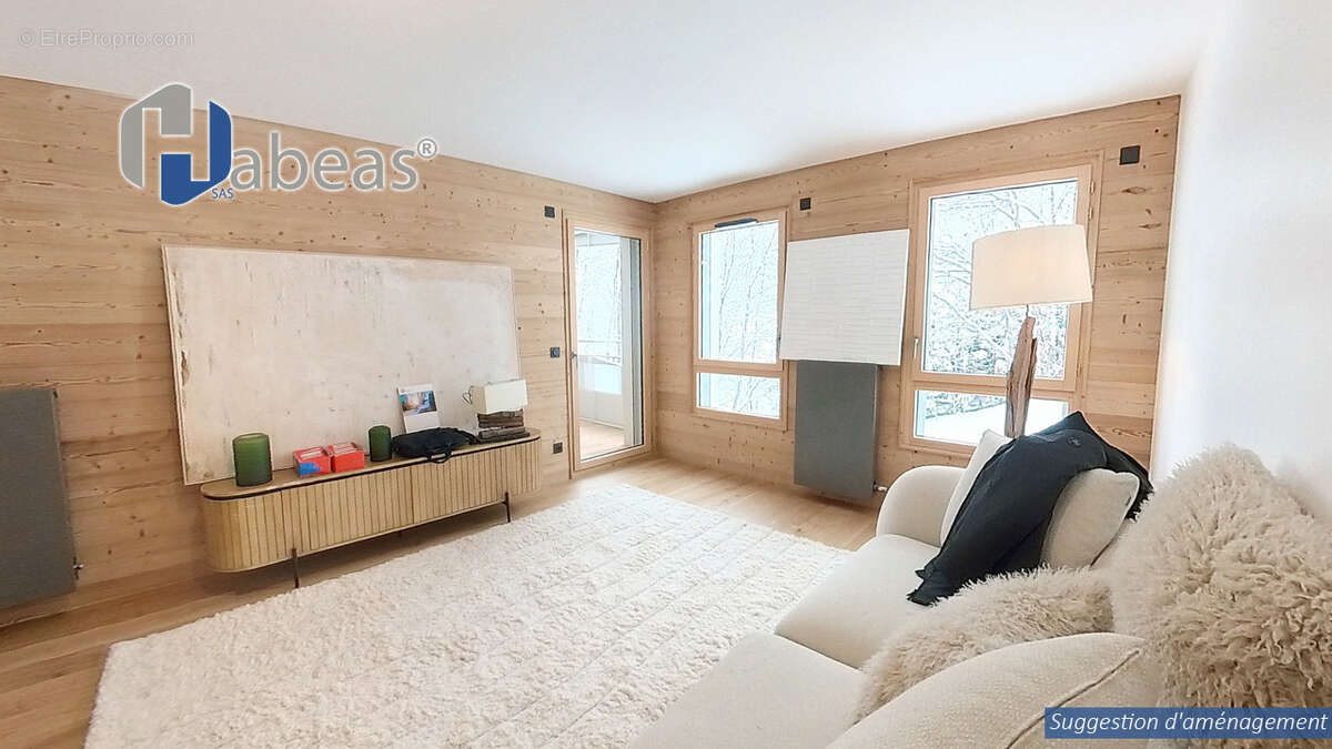 T2 avec 1 chambre et un Balcon de 16.31m², Un Casier à Ski, et un cellier - photo 2