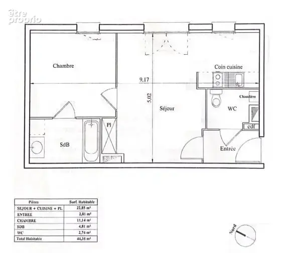 Appartement 2 pièces 44 m² à vendre à Douai (59500) - photo 9