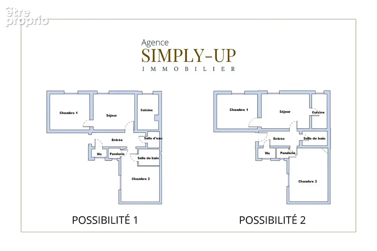 T3  de 55,93 m² dans une copropriété entièrement rénovée - photo 2