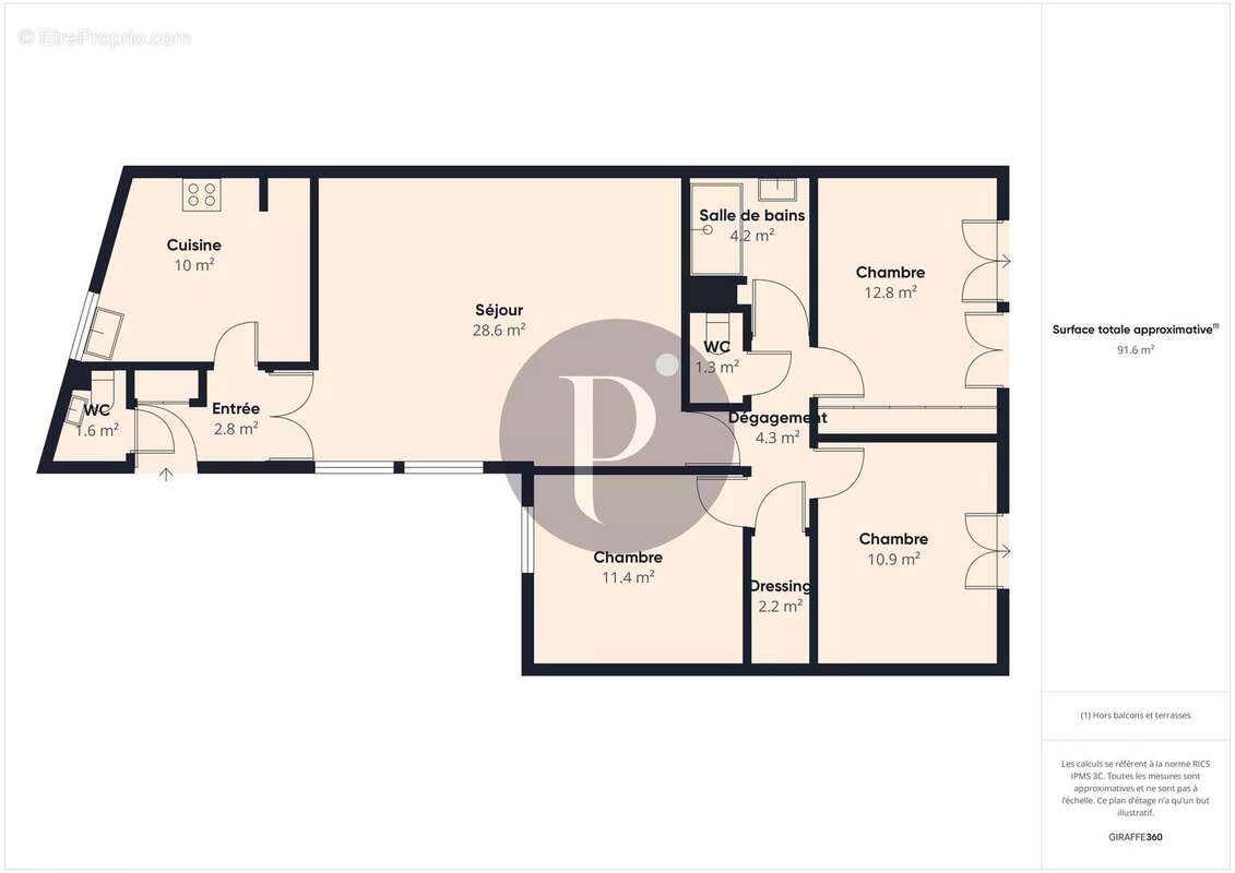 Appartement à CHATENAY-MALABRY