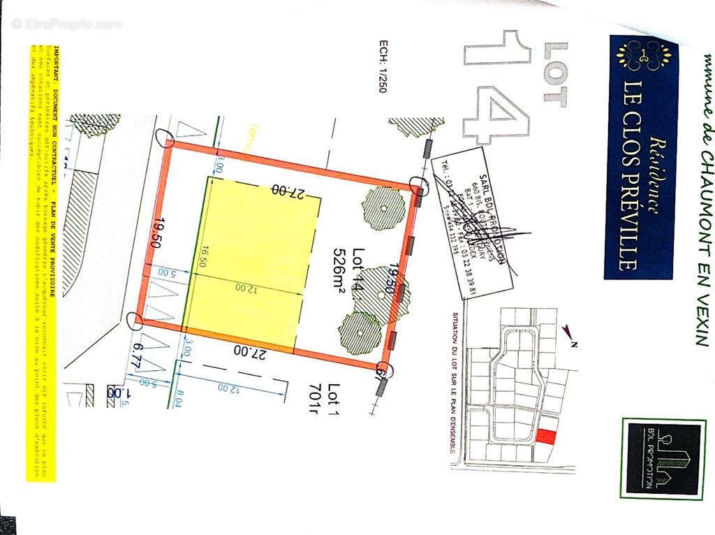 Terrain à CHAUMONT-EN-VEXIN