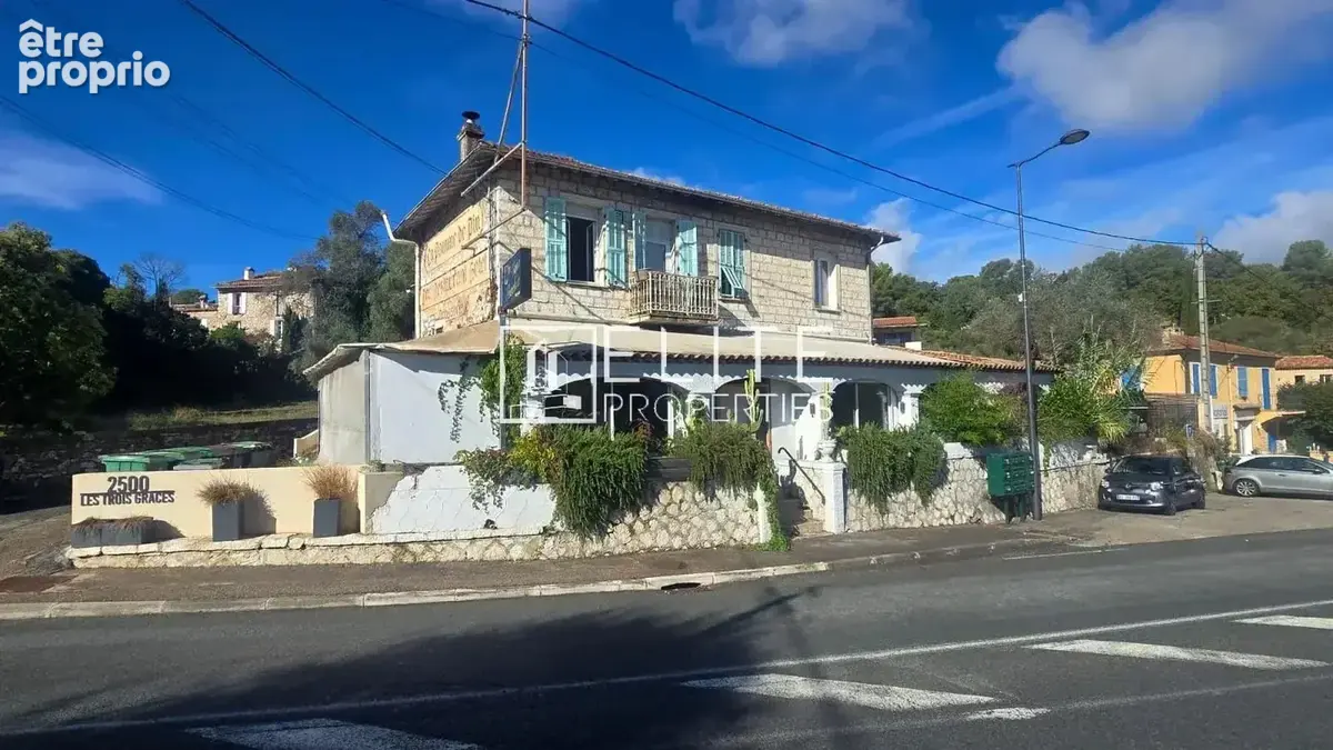Exclusivité – ensemble immobilier 400 m² – restaurant + 9 logements – roquefort-les-pins - photo 1