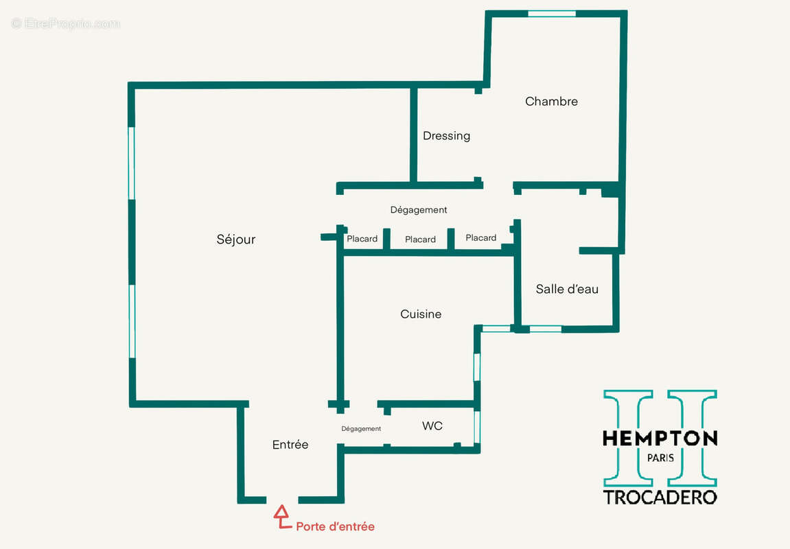 Appartement à PARIS-16E