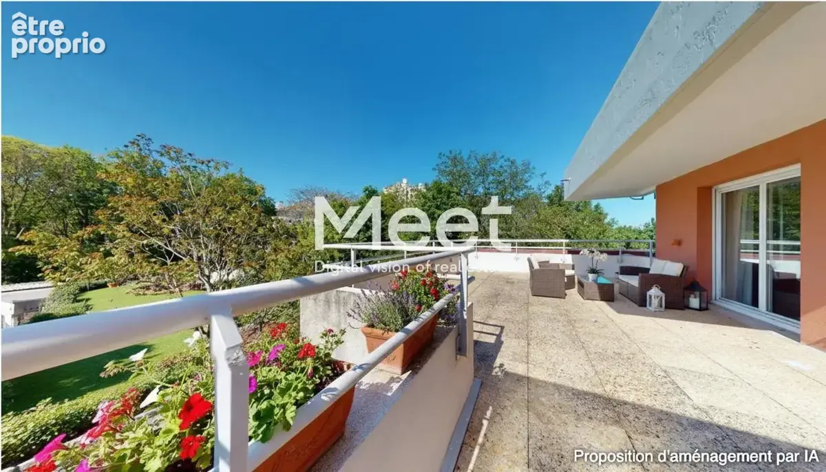 Appartement - immeuble recent - 5 pieces - coteaux-malassis - photo 2