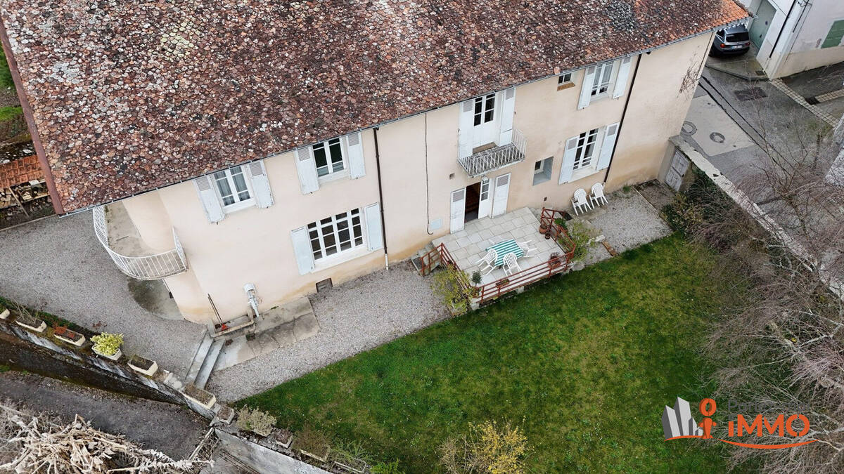 Vue Drone - Maison à SAINT-GENIX-SUR-GUIERS