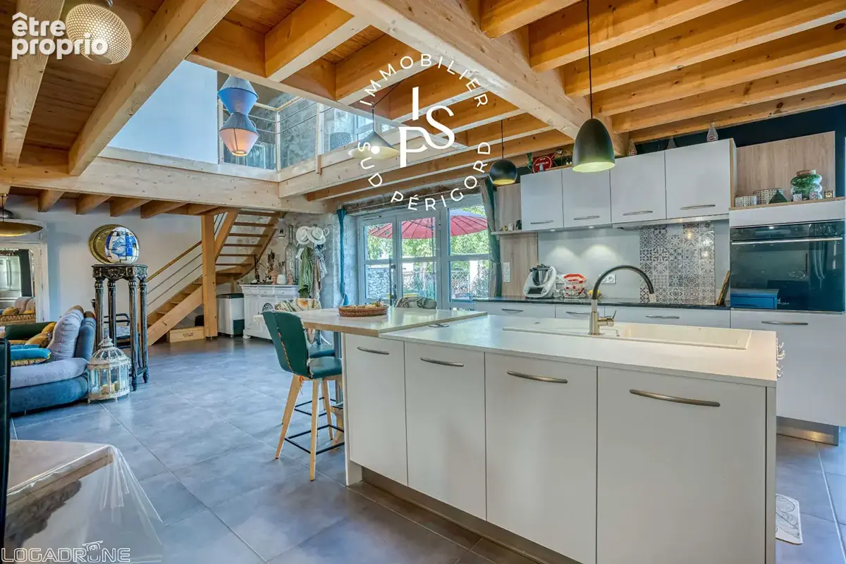 Maison en pierre avec Gîte et terrain constructible, proche Villeréal - photo 4