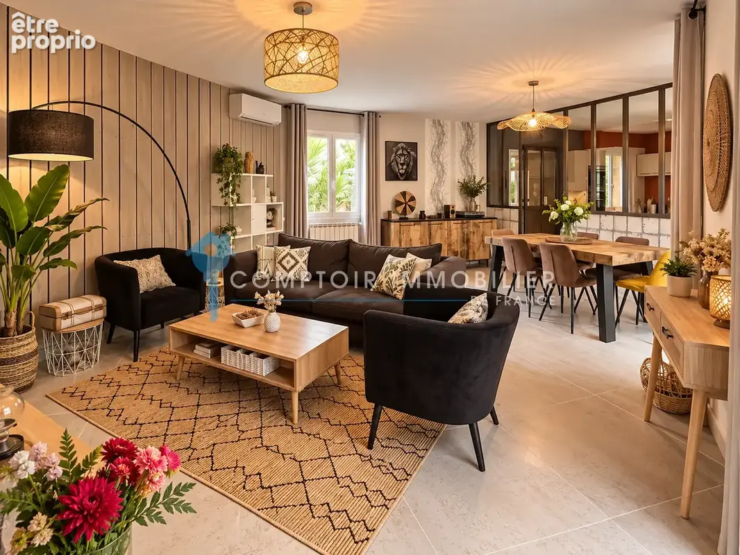 En exclusivité Vergèze, Villa de PP 130m2 sur 1000 m2 de terrain avec piscine et 4 chambres piscine et grand a - photo 6