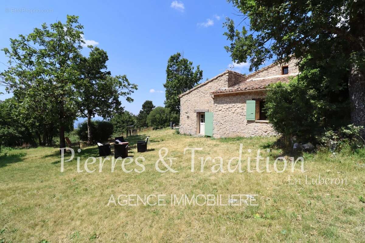 Provence, Luberon, magnifique ancienne ferme rénovée avec vue - photo 5
