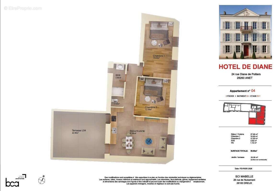 Appartement à ANET