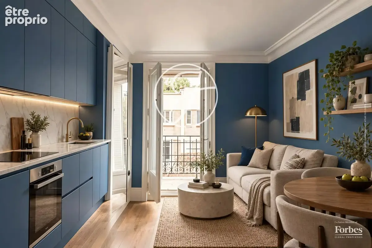 Paris 18ème - MONTMARTRE / HAUT LEPIC - Appartement - 3 pièces - 49,41m² Carrez - 53,52m² au sol - Balcon 2m² - photo 4