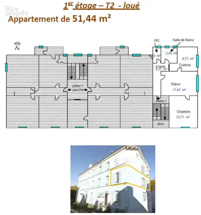 PLAN - Appartement à LONS-LE-SAUNIER