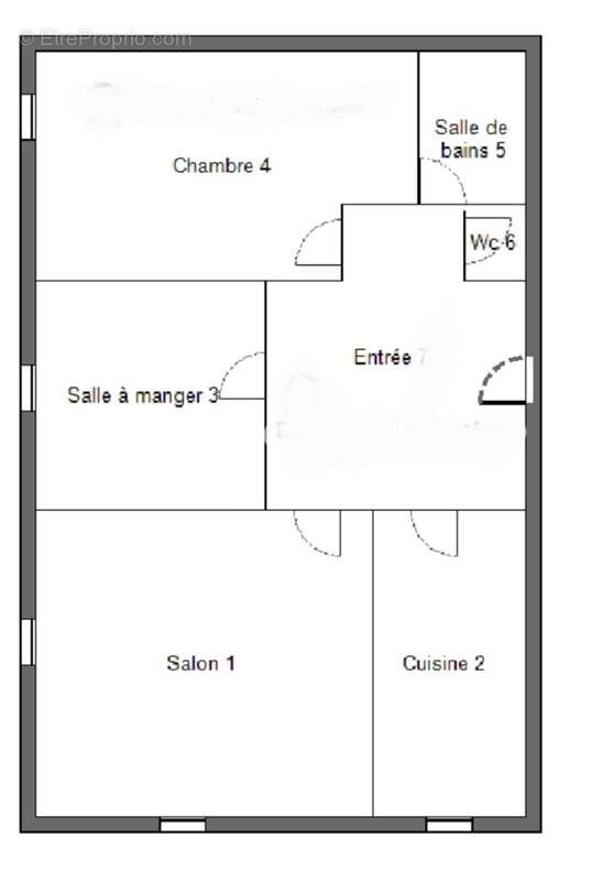 Dpt vosges (88), à vendre à vittel  bel appartement t3  avec balcon et 2 caves - photo 6