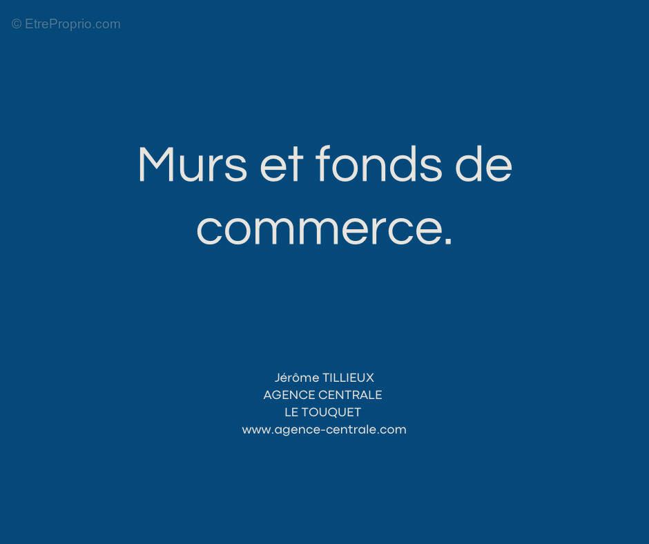 Commerce à LE TOUQUET-PARIS-PLAGE