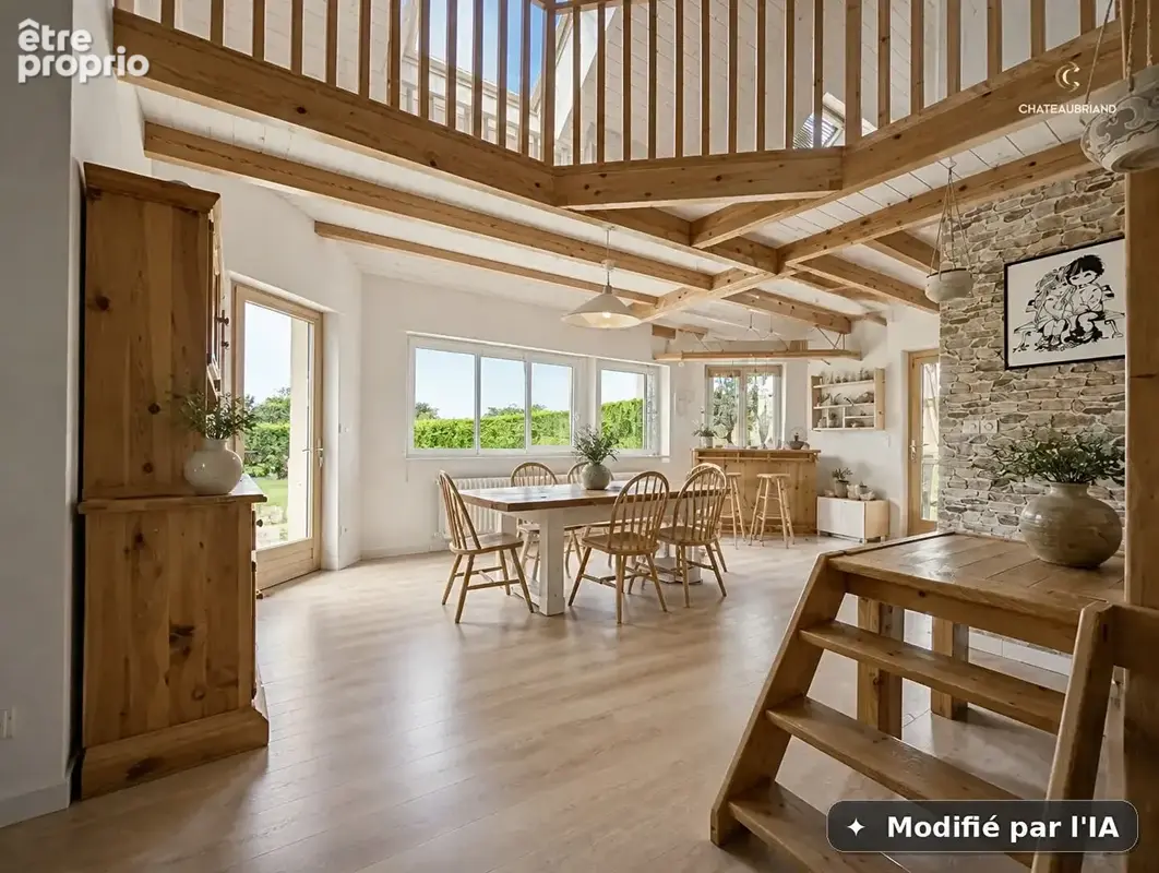 MAISON 6 PIÈCES  de140 M²  et Terrain de 1 200 m²  - En plein coeur de Saint Aubin D'Aubigné - photo 3