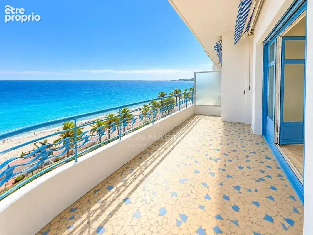 3/4 pièces - 5ème etage – vue panoramique mer baies des anges – magnifique terrasse d'angle - photo 3