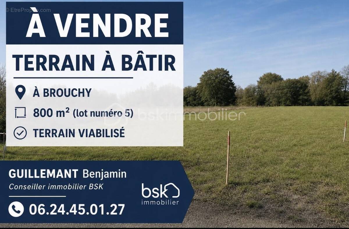 Terrain à BROUCHY