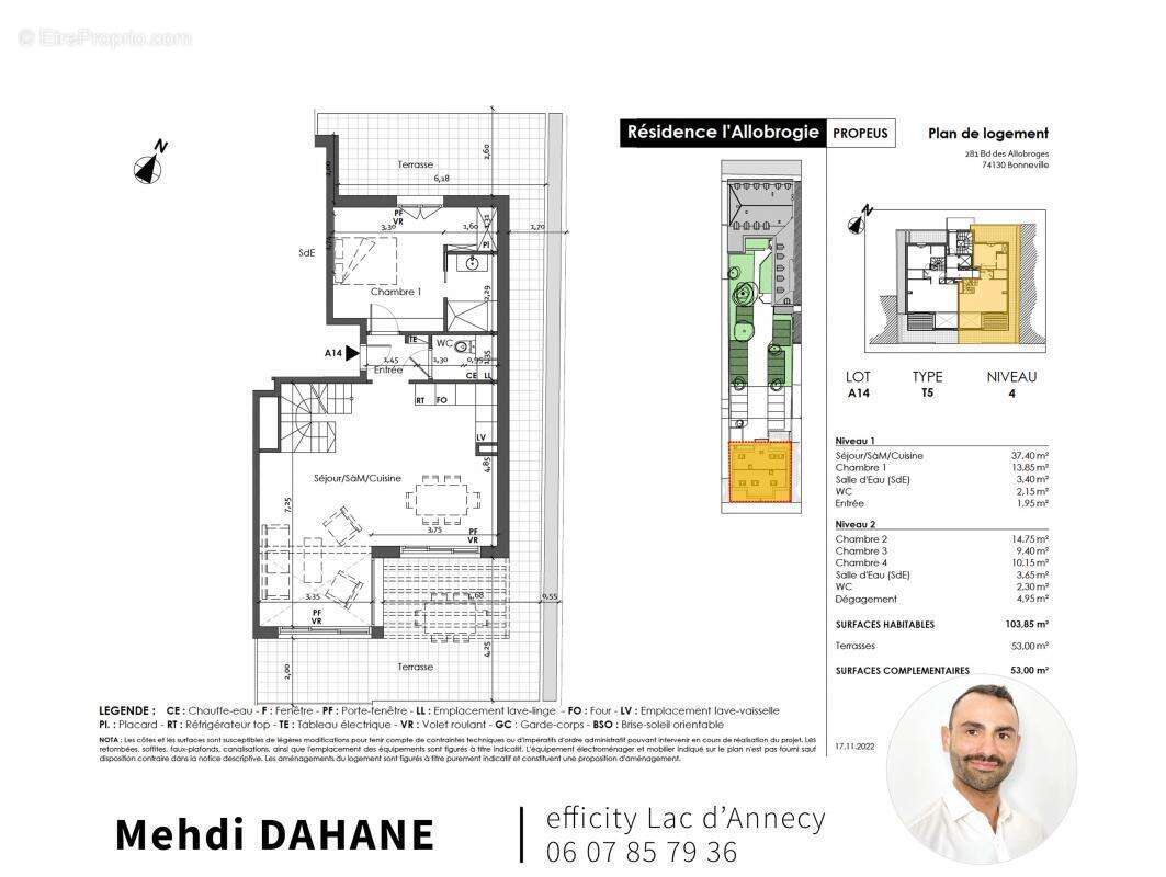 Appartement à BONNEVILLE