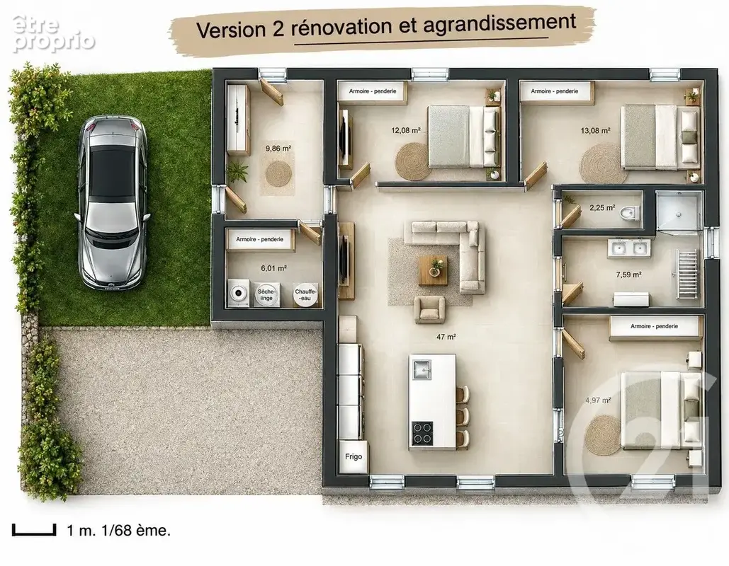 Maison 3 pièces 72 m² à vendre à Chateaurenard (13160) - photo 4