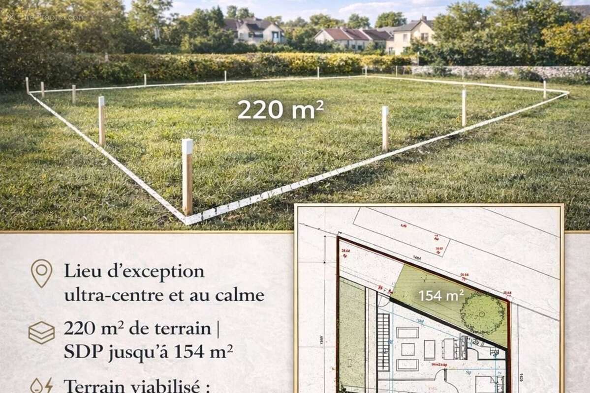 Terrain à CHAMPIGNY-SUR-MARNE