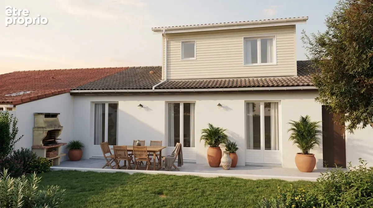 Maison familiale 117 m²  + garage 4 chambres  jardin 335 m² - photo 2