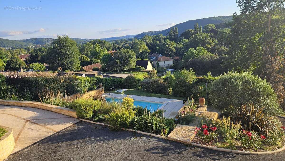Vue piscine
