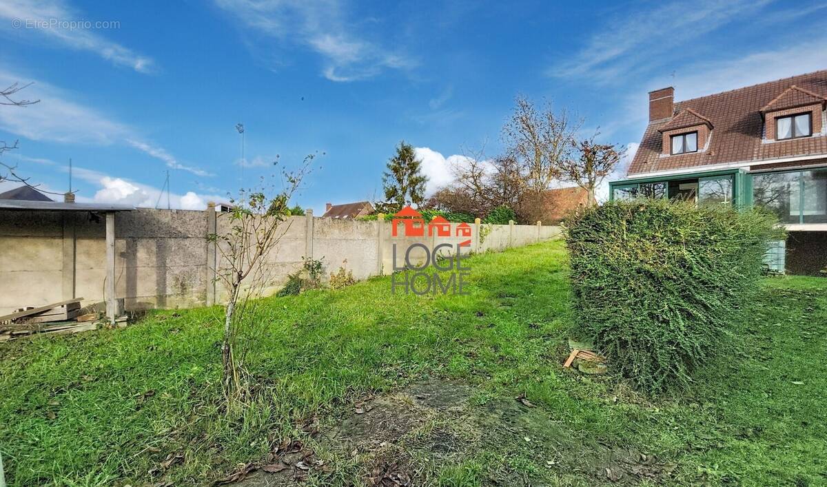 Façade arrière - Maison à NOYELLES-GODAULT
