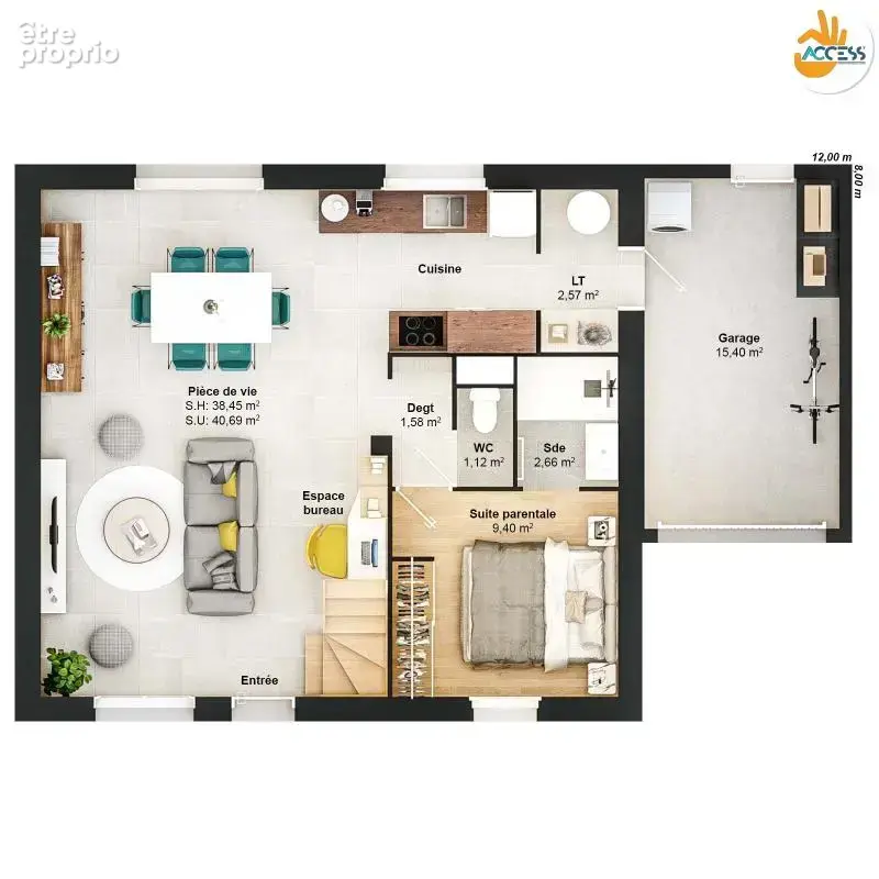 Maison 6 pièces 93 m2 - photo 8