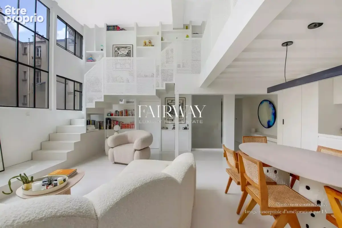 Atelier d’artiste de prestige de 6 pièces et 150m² habitables dans une allée privée du quartier Saint-Ferdinand, 17ème arrondiss - photo 2