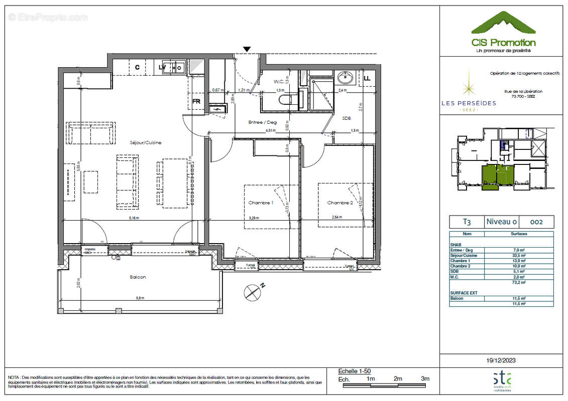 Appartement à SEEZ