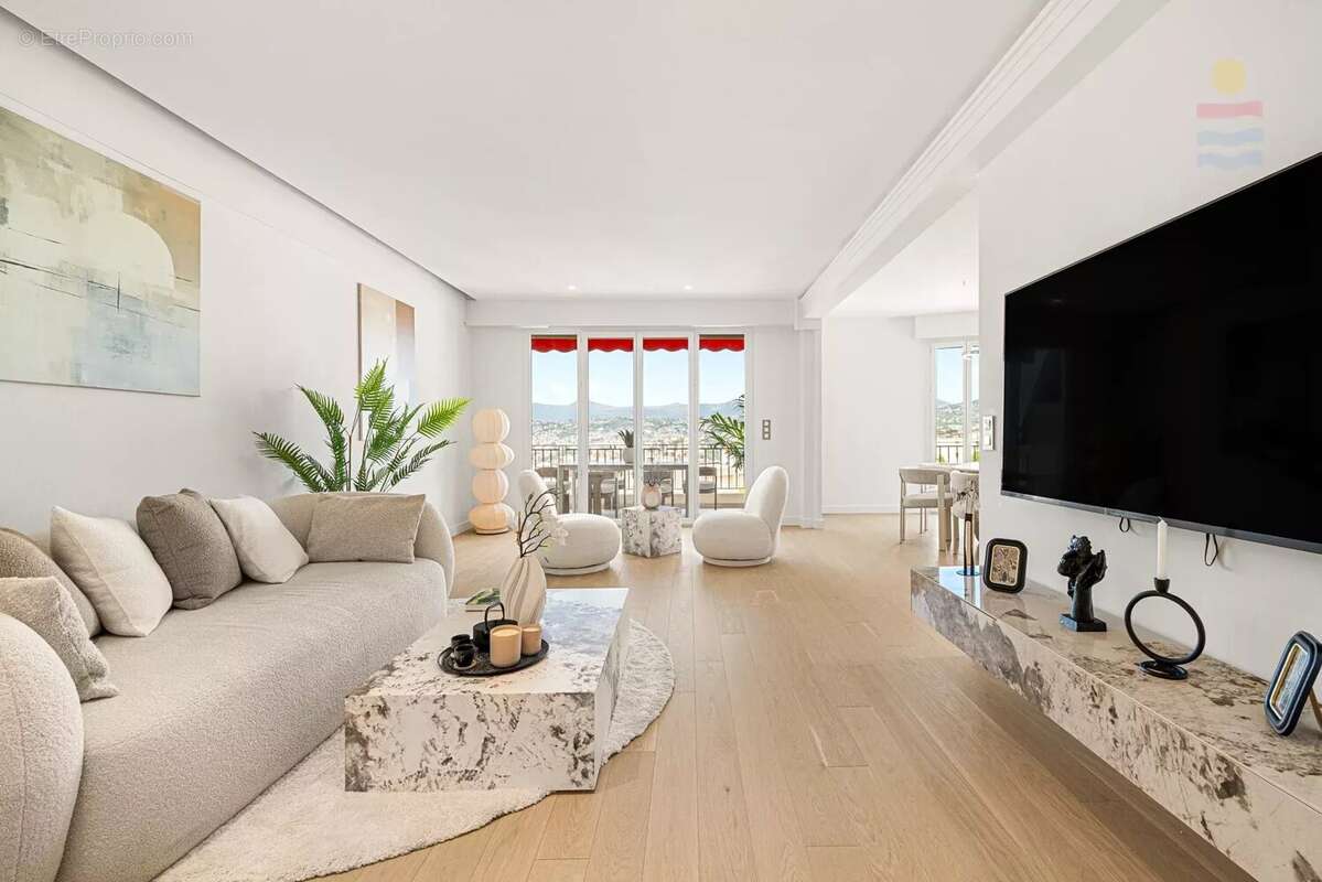 Nice – mont boron – superbe 3 pièces traversant de 89 m² – vue panoramique ville & mer – terrasses 20m² - photo 6