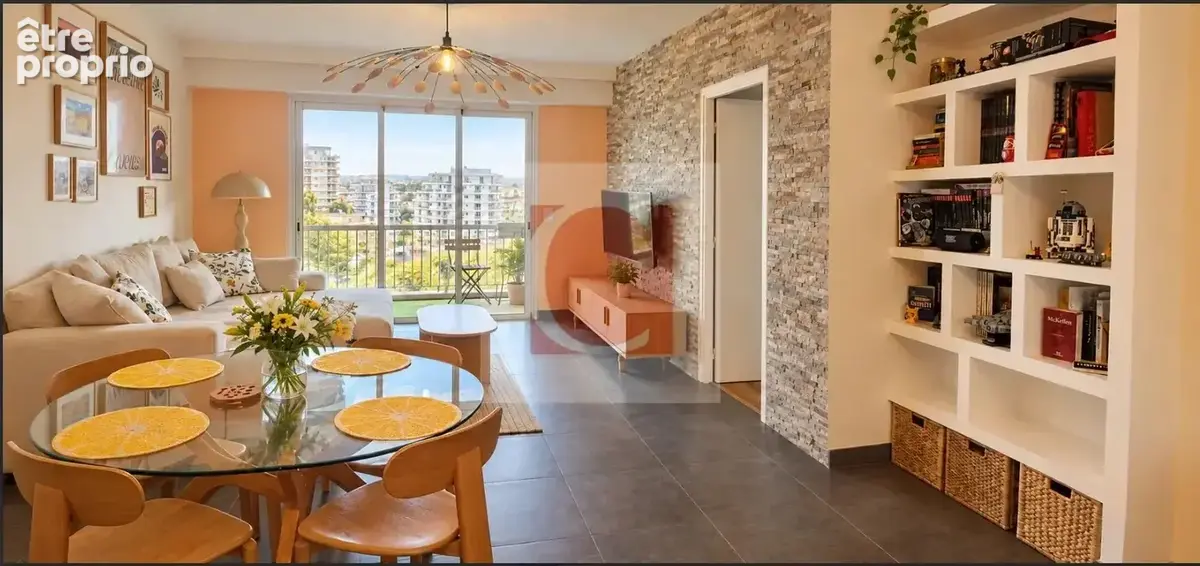 NICE ST MARGUERITE F3 traversant SUD 65M²+ garage 19M²+cave - photo 1
