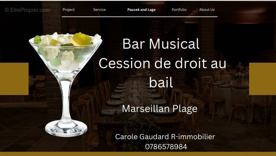 Commerce à MARSEILLAN