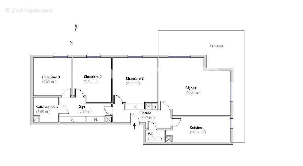 Vente - Appartement - 4 pièces + cuisine - 75 m² - 398 000 € - - photo 17